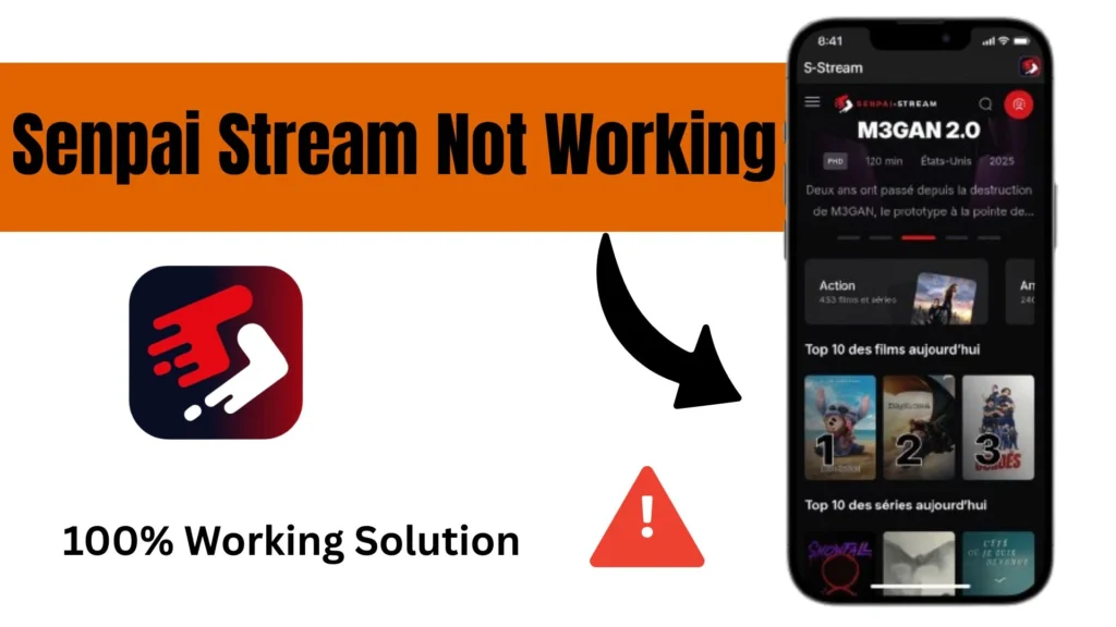 Senpai Stream not working solution