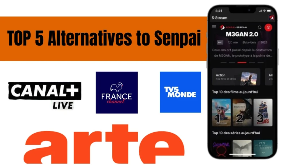 Senpai Stream top alternatives